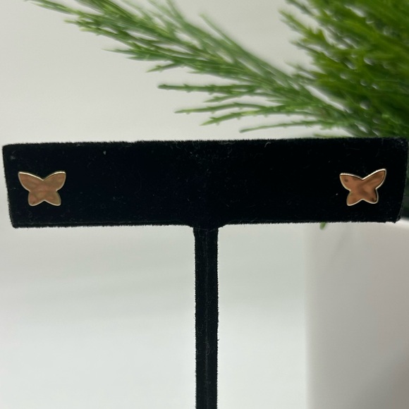 NWOT Kendra Scott Lillia Butterfly 14K Yellow
Gold Plated Stud Earrings - Picture 13 of 14